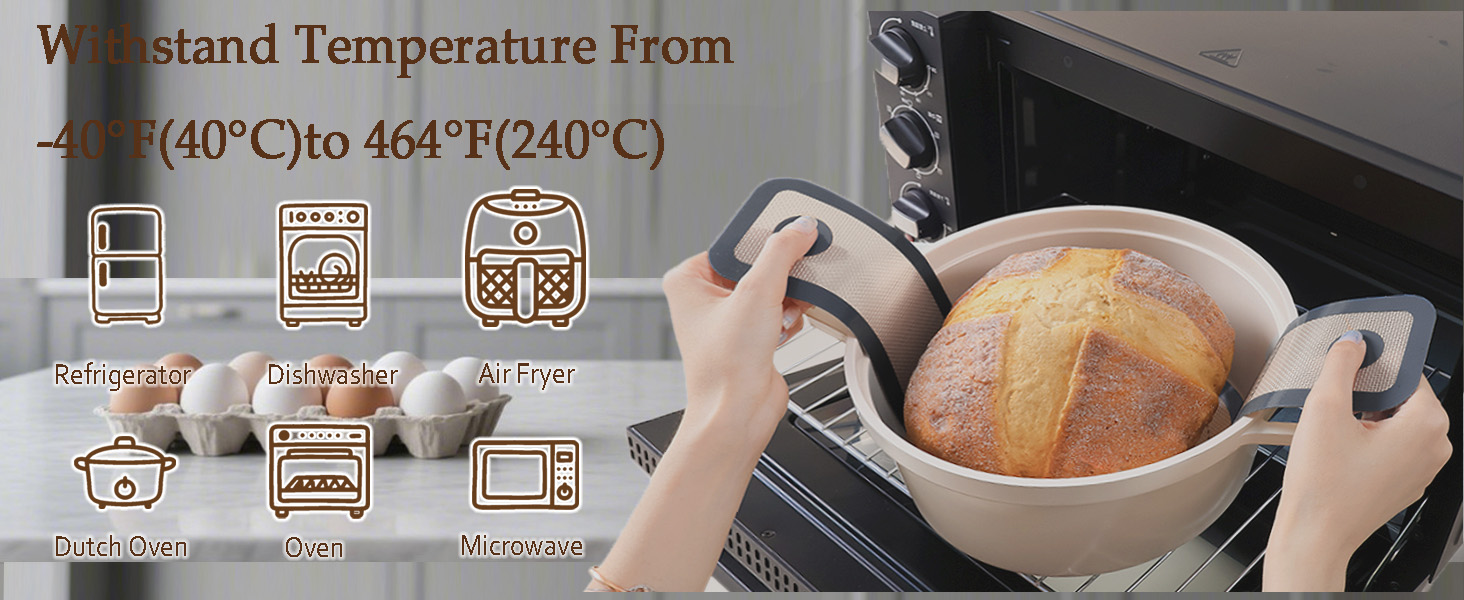 Набір для закваски Sauerteig: 650 мл скляний ферментер, силіконові корзини для випічки (круглі та овальні), 30-ти елементний набір для випічки хліба, легко мити та зберігати. Подарунок для початківців та досвідчених пекарів (8 шт. синій набір для ферментації).