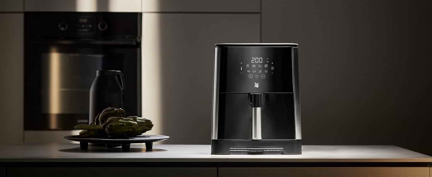Аерофритюрниця WMF Multi Taste Airfryer, 1550 Вт, 4.6 л, 8 програм, чорна