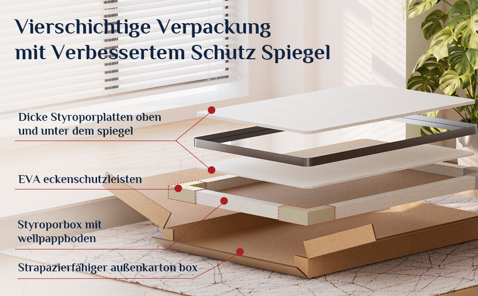 Дзеркало настінне Keonjinn Wand Spiegel чорного кольору 40x50 см з металевим каркасом, прямокутна форма. Підходить для ванної кімнати, вітальні, спальні, коридору.