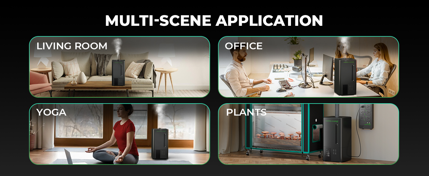 Зволожувач повітря для рослин MARS HYDRO 6л з таймером, ультразвуковий, для гроубоксів та теплиць