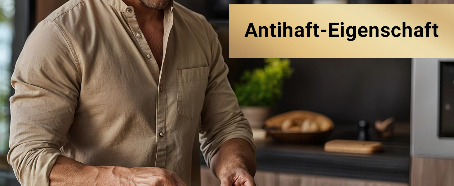 Сковорода-гриль KaiserTal з чавуну 27 см – для стейків та смаження на грилі – сумісна з індукцією, газом та духовкою