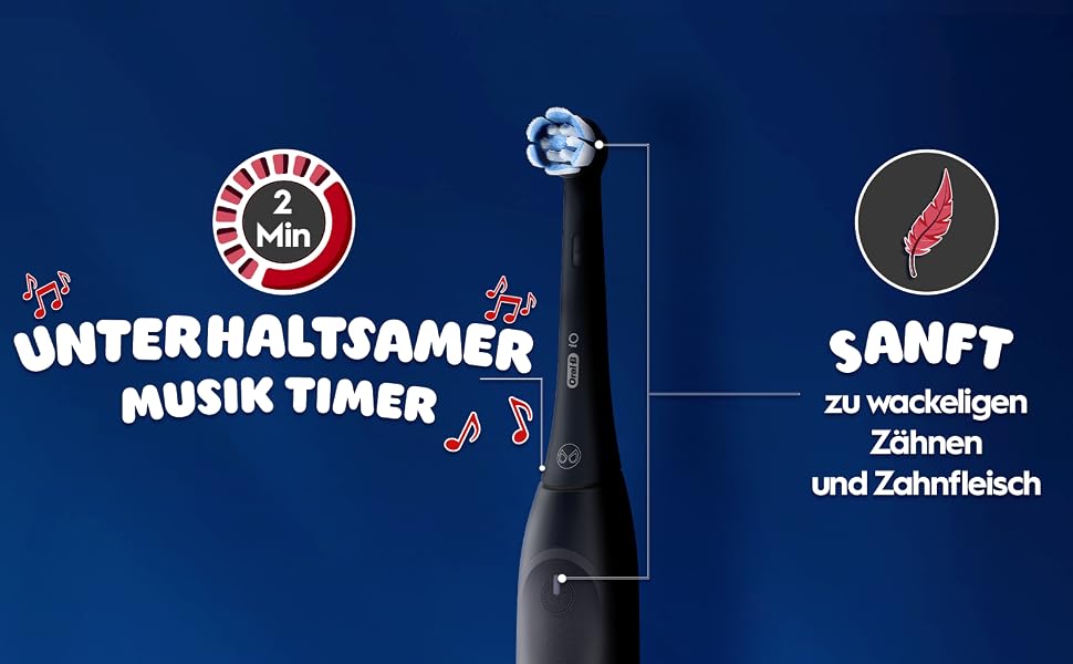 Електрична зубна щітка Oral-B iO Series 2, набір з 2 шт, чорний/зелений (Spiderman Black)