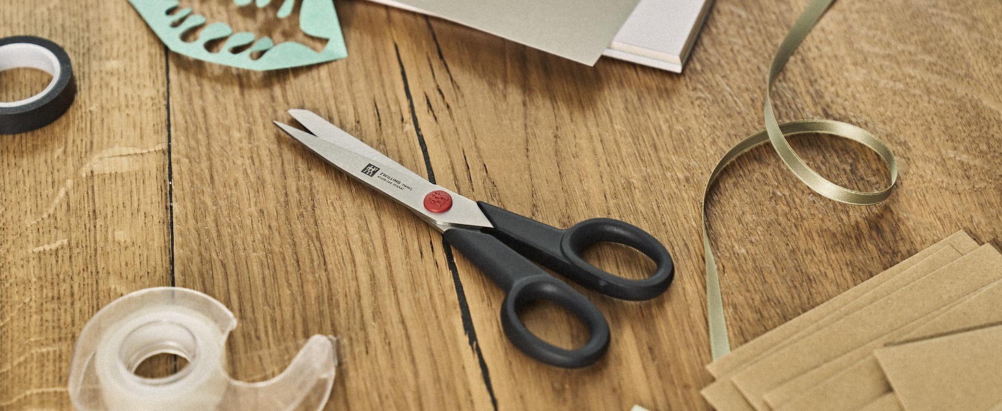 Ножиці кухонні ZWILLING Twin L багатоцільові, 23 см, нержавіюча сталь/пластик, чорні (Виготовлено в Німеччині)