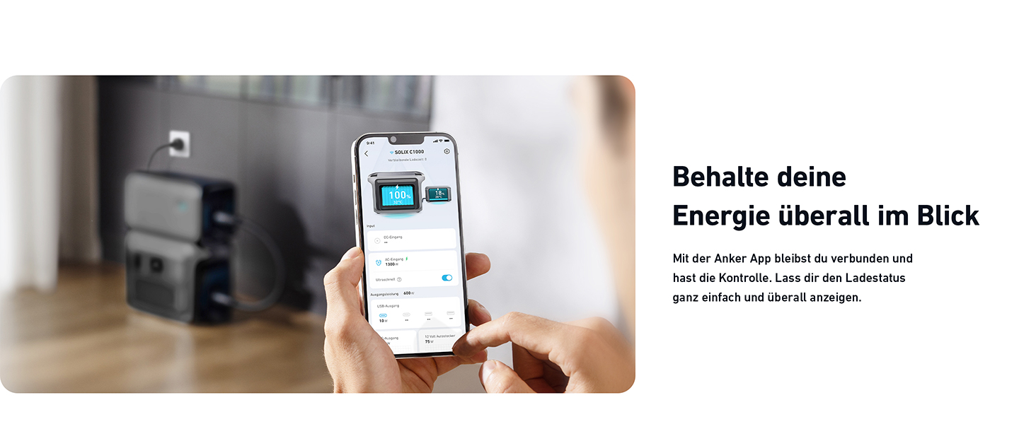 Портативна електростанція Anker SOLIX 1800W, LiFePO4, для кемпінгу та резервного живлення (опціональне сонячне панелі)