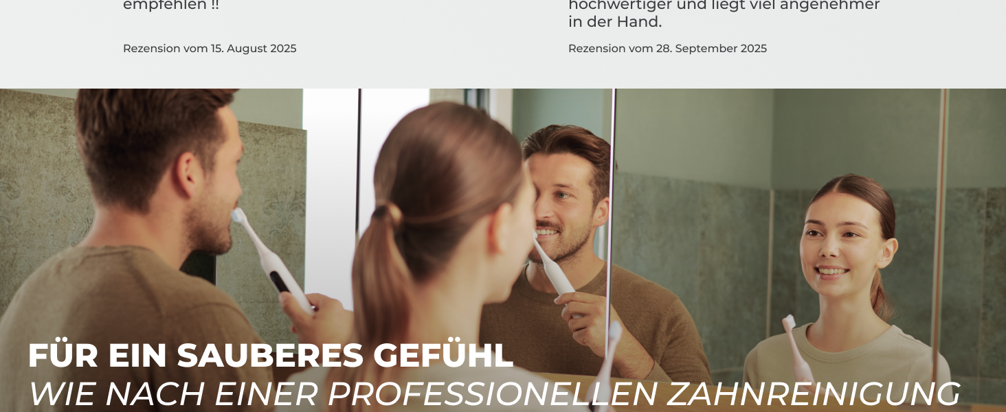 Електрична зубна щітка POIVES P1 Pro з датчиком тиску, 72 000 рухів, гарантія до 4 років, 111 днів без ризику, тривалий час роботи, колір Midnight Blue (P1 Pro Silk White)