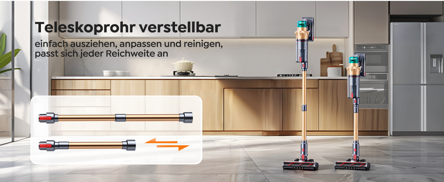 Акумуляторний пилосос SMOTURE 600W 50000Pa, бездротовий з міні-електрощіткою, для шерсті тварин, килимів, підлоги та авто - 65 хв роботи, сенсорний екран, функція ароматизації