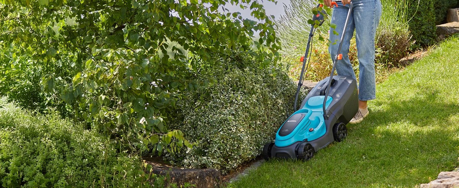 Акумуляторний газонокосарка Gardena EasyMax 30/18V Ready-to-Use Set - 32 см, для малих садів, Power for All-Akku