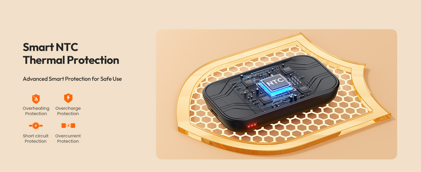 Електричні грілки для рук Gaiatop 2 шт. з магнітом, 4000mAh, USB, багаторазові, швидкий нагрів за 3 секунди, 3 режими, компактні, ідеальні для подарунків чоловікам та жінкам, чорні