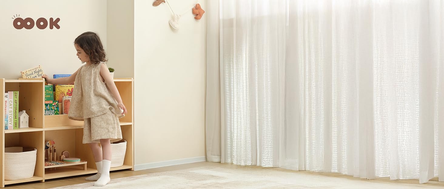 Дитячий туалетний столик OOOK для дівчаток з дзеркалом та табуретом, рожевий, з дерева