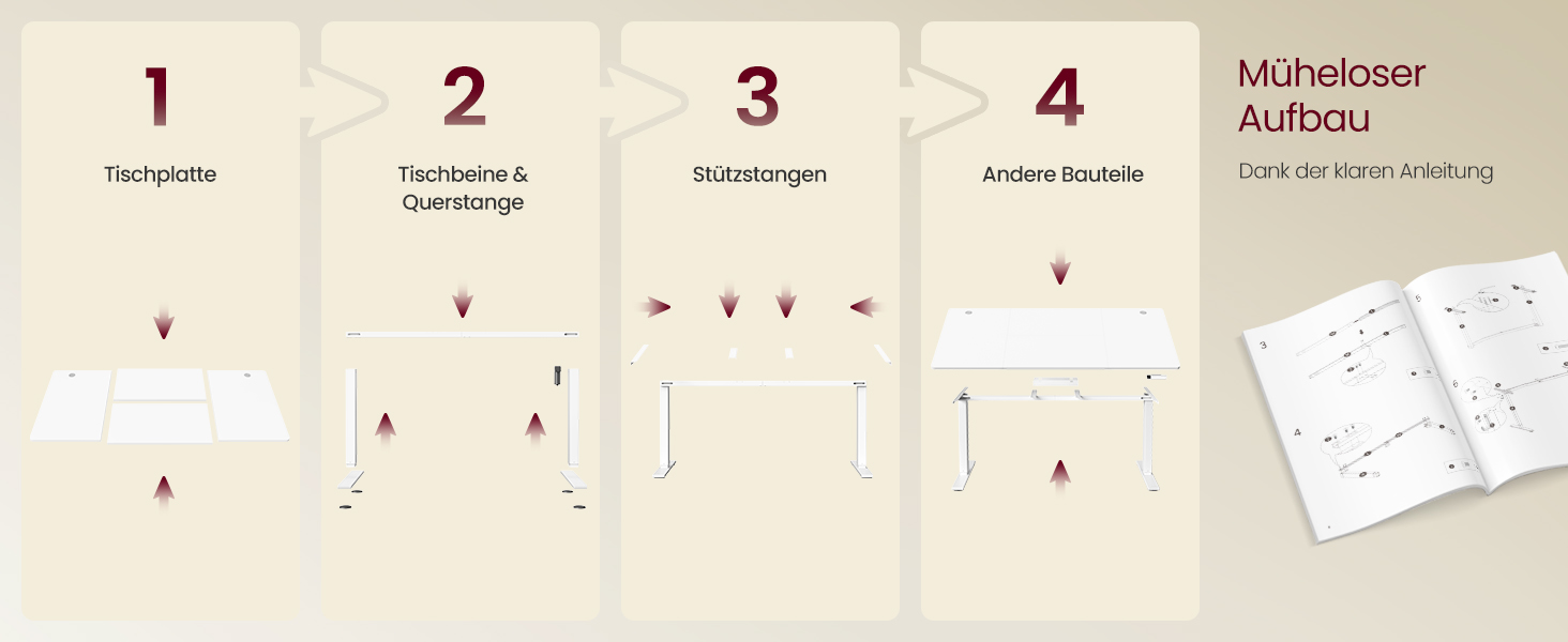 Стол для роботи VASAGLE з регулюванням висоти, USB-C, підставка для розеток, стоячий стіл, нагадування про перерви, 3 пам'яті, для офісу, 180x80 см, матовий білий (LSD146WZ02)