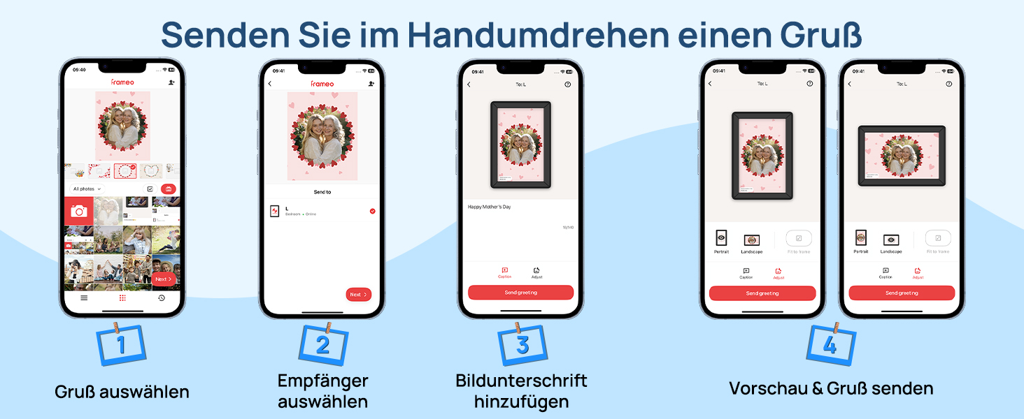Цифрова фоторамка Frameo 10.1
