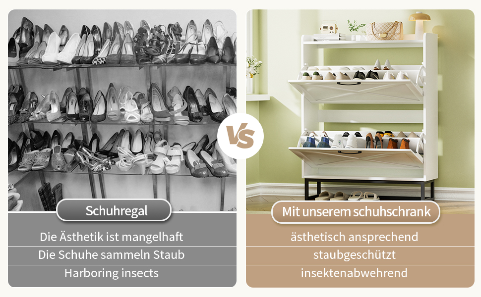 Шафа для взуття з 2 дверцятами, полиця для взуття в передпокій, вузька шафа-кіпер для взуття з 4 полицями, тумба для взуття з металевими ніжками, органайзер для взуття з дерева для стіни, 80x23,8x101,7 см, білий