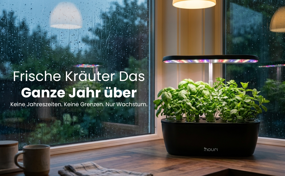 Smart Garden Nouri 12 Pod для вирощування томатів вдома | Гідропонна система | LED лампа для розсади | Автоматичний догляд