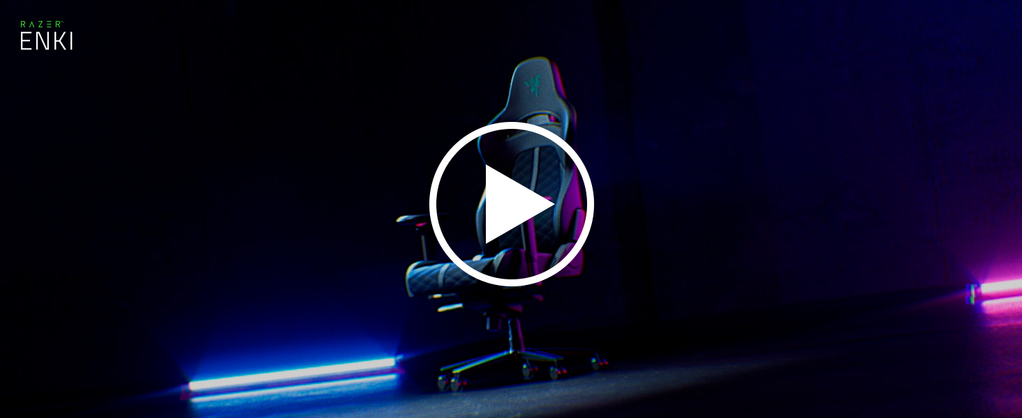 Ігровий крісло Razer Enki Pro - зелений, з підтримкою попереку, регульоване спинка до 152°