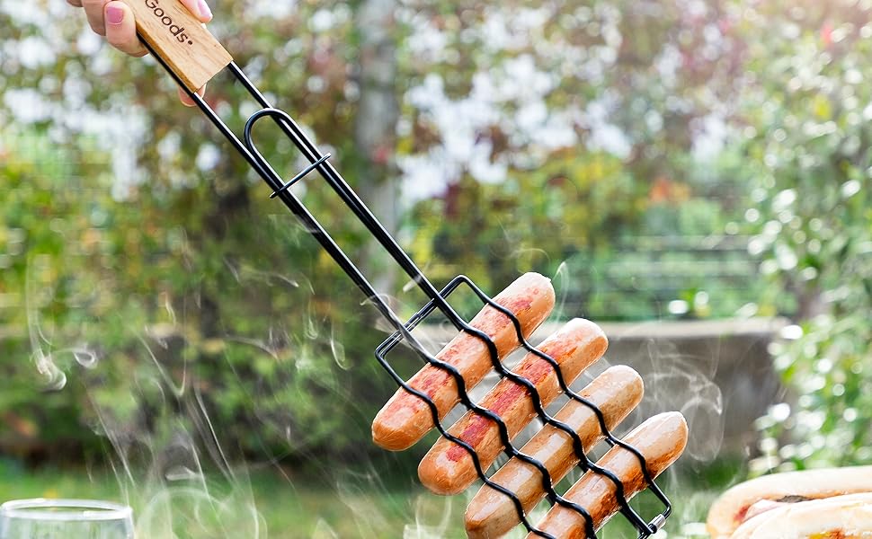 Набір для гриля InnovaGoods 12 предметів: шампури, щипці, лопатка, з нержавіючої сталі, з термостійкими ручками, у валізі, для гриля та барбекю