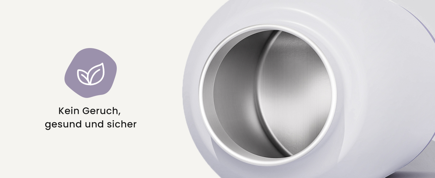 Підігрівач для пляшечок GROWNSY: портативний, для подорожей, 10000mAh, 600мл, точний контроль температури, рожевий/фіолетовий