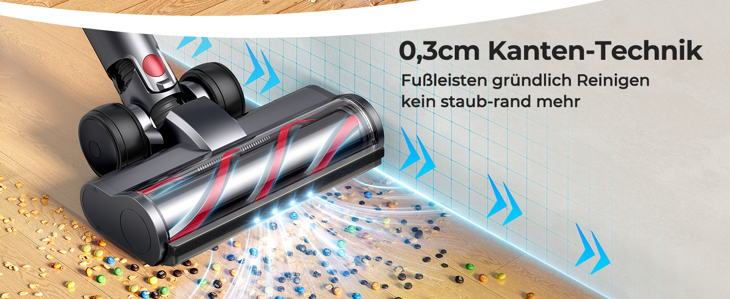 Бездротовий акумуляторний пилосос Fieety 8-в-1: потужне всмоктування 50kPa, 600W, 65 хвилин роботи, 1.6L, без мішка, для дому та авто, з турбощіткою та базою для зарядки. Ідеально для видалення шерсті тварин, килимів та твердих поверхонь.