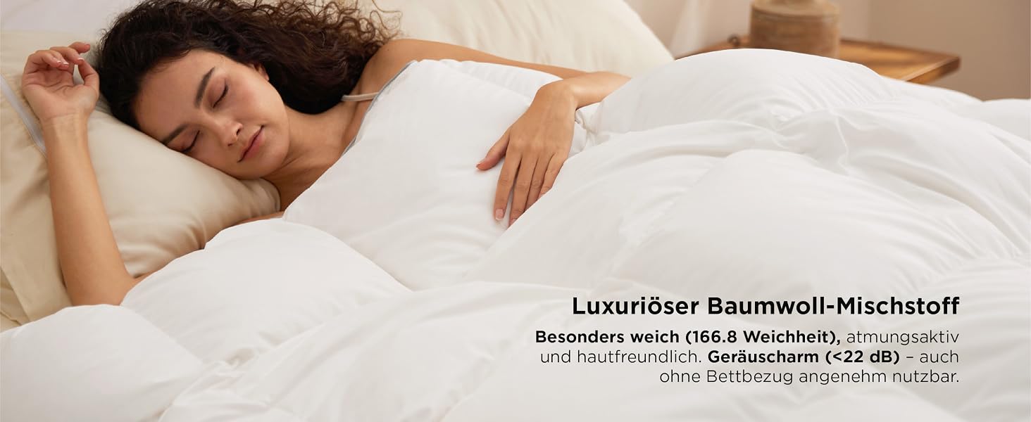 Зимова ковдра BEDSURE з пуху та пера, тепла біла ковдра для зими, 135x200 см