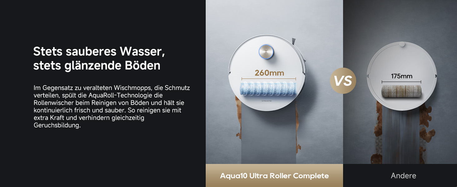 Робот-пилосос Dreame Aqua10 Ultra: миття та сухе прибирання, 30000Pa, 8 см, самоочищення, автоматичне спустошення, голосове керування