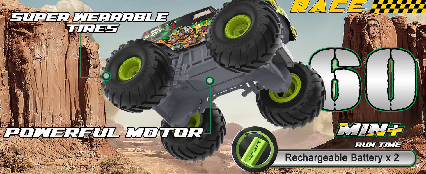 RC Автомобіль Feimuosi 1:18 позашляховик, 2.4GHz, 2 акумулятори, 20 км/год, світлодіоди, армійський зелений - іграшка для дітей та дорослих