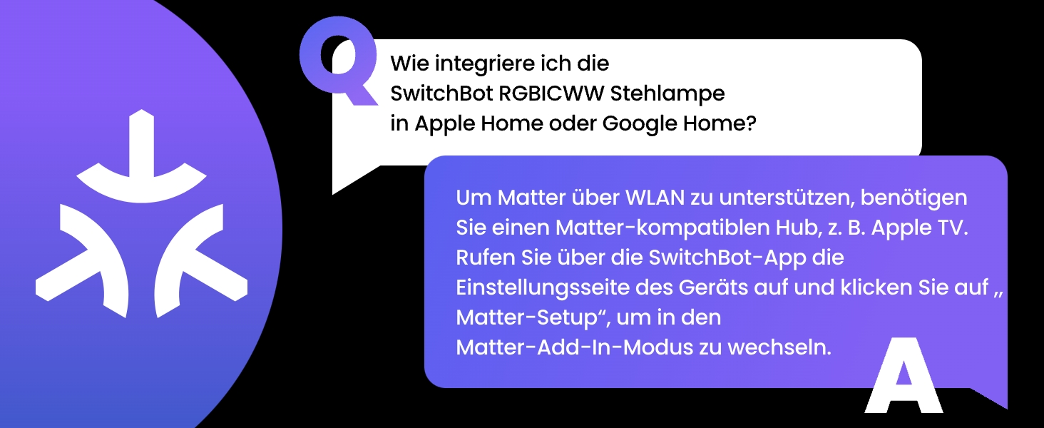 SwitchBot Matter RGBICWW Настільна лампа для вітальні та спальні, димується, з підтримкою Apple Home, Alexa, Google Home, керування через APP, музичні та сценарні режими, чорна LED лампа