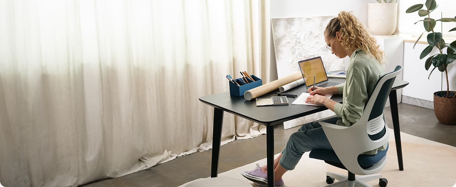 Ergotopia WellBack: Ергономічне крісло для офісу та дому, Made in Germany, з підтримкою попереку та синхро-механізмом, білий каркас, сірий колір