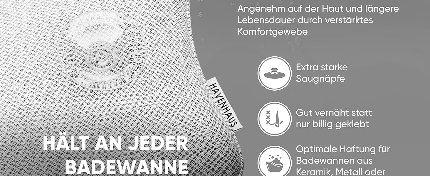 Преміум подушка для ванни XXL рожева | Додаткові подушки для шиї та плечей | Швидковисихаюча, пральна подушка для ванни з 4 великими присосками | Подушка для ванни рожева (маленька, біла)