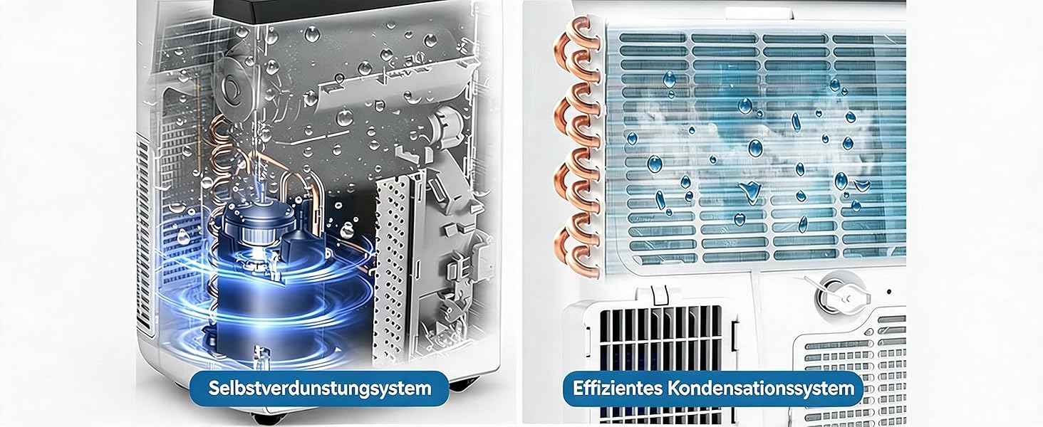 Мобільний кондиціонер Acekool 12000 BTU 4-в-1 з нічним режимом, енергокласу A, для кімнат до 51м²
