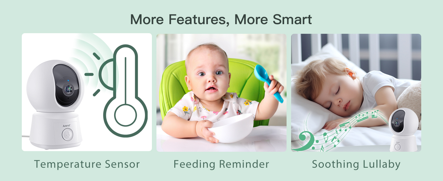 Радіоняня Arenti з камерою та додатком, 5