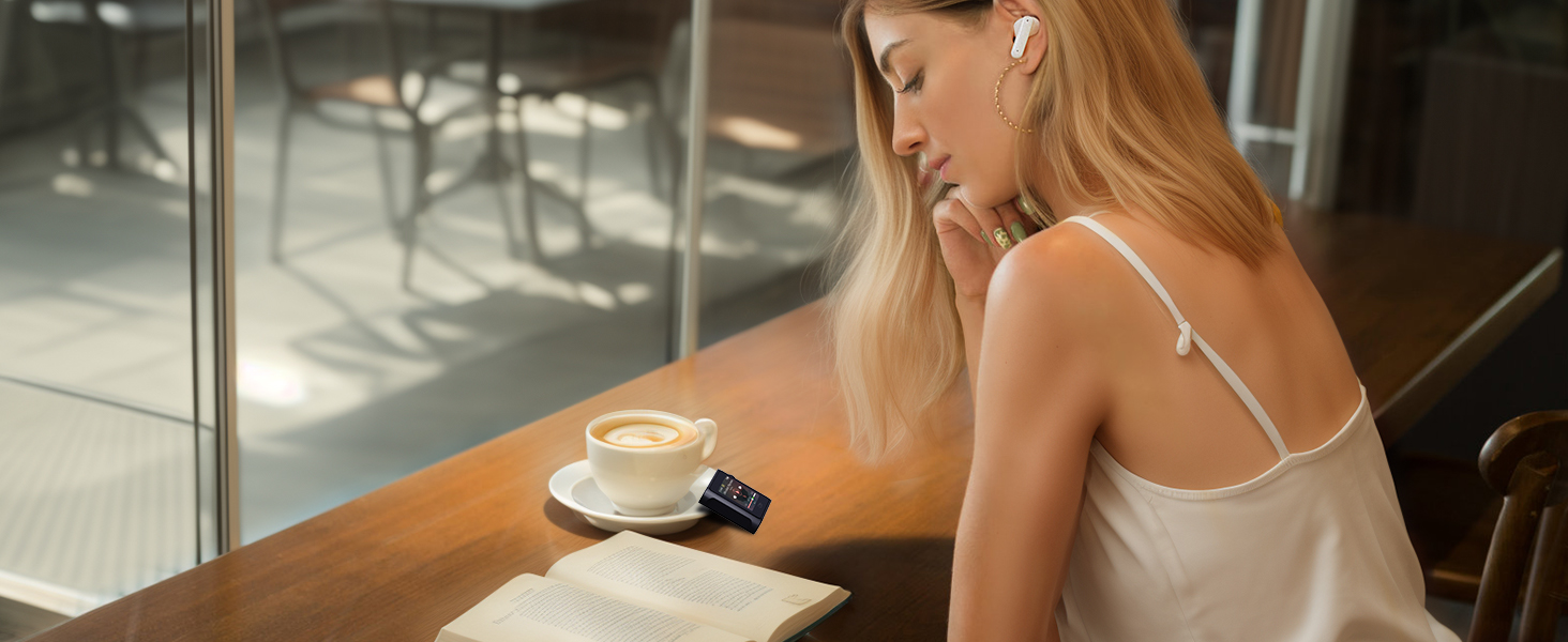 MP3-плеєр SHANLING M0s 2-в-1 Hi-Fi DAC, портативний аудіоплеєр з Bluetooth 5.0, SD до 2 ТБ, 3.5 мм/Type-C, для телефону, планшета, ноутбука, ПК