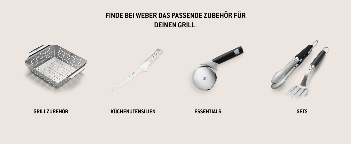 Набір для гриля Weber 6645 Kompakt, 2 шт., нержавіюча сталь, чорний