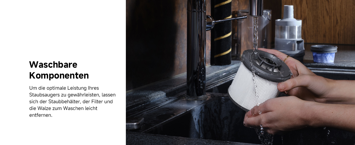 Dreame V30 Бездротовий пилосос для твердих підлог і килимів 24000PA, 90 хв, фільтр 99.99%, видалення шерсті тварин