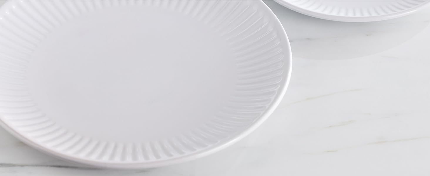 Набір посуду Steingut Hygge 24 шт. для 6 осіб (світло-сірий), Tafelservice, Pure Living, TESTSIEGER