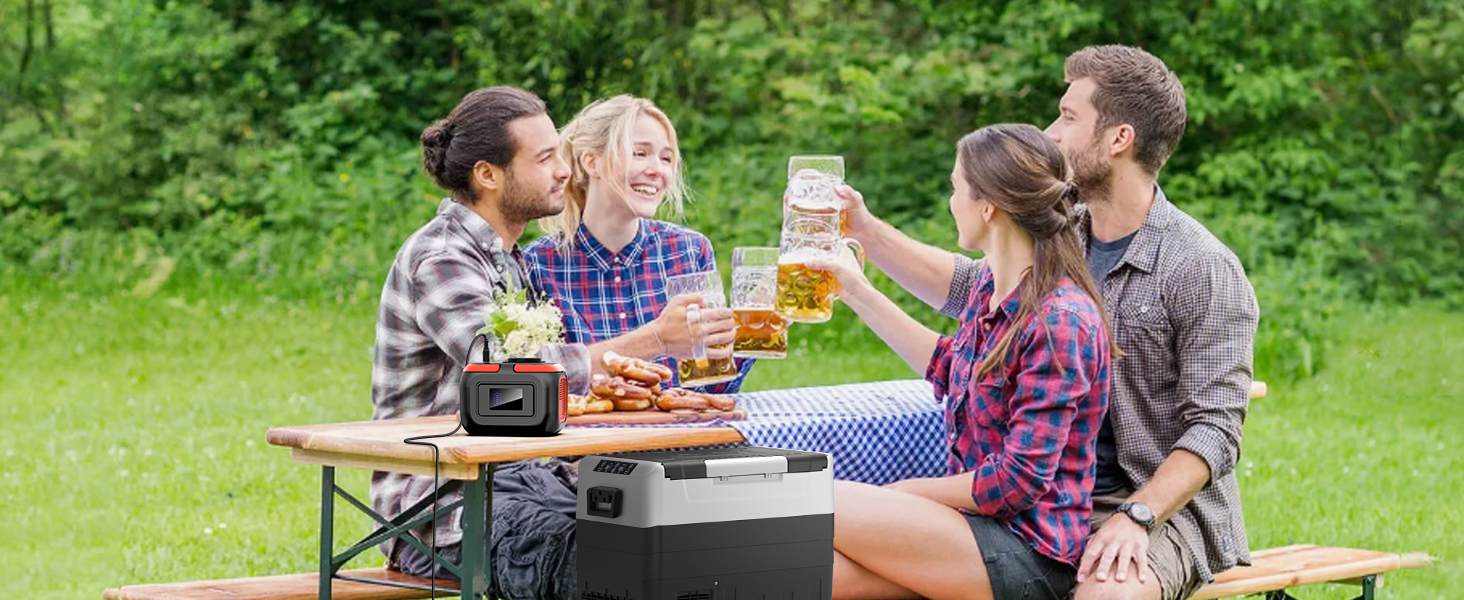 Портативна електростанція SinKeu 97Wh, 26400mAh з AC 230V, DC 12V та USB, для телефону, ноутбука, кемпінгу, подорожей, надзвичайних ситуацій (без сонячної панелі) DE-G120