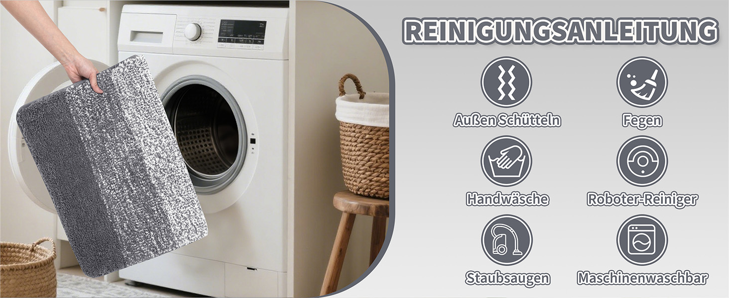 Набір килимків для ванної кімнати 3 шт. М'який високий ворс: душовий килимок, килимок для ванни, килимок для туалету. Машинне прання, нековзкі. (Темно-сірий, 50 x 80 + 50 x 60 см)