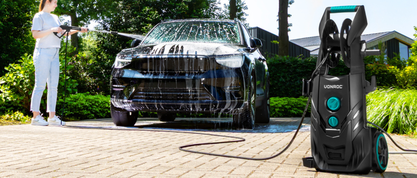 Електричний повітродув-пилосос VONROC 3300W 3-в-1 з функцією подрібнення листя та мішком для збору 40л