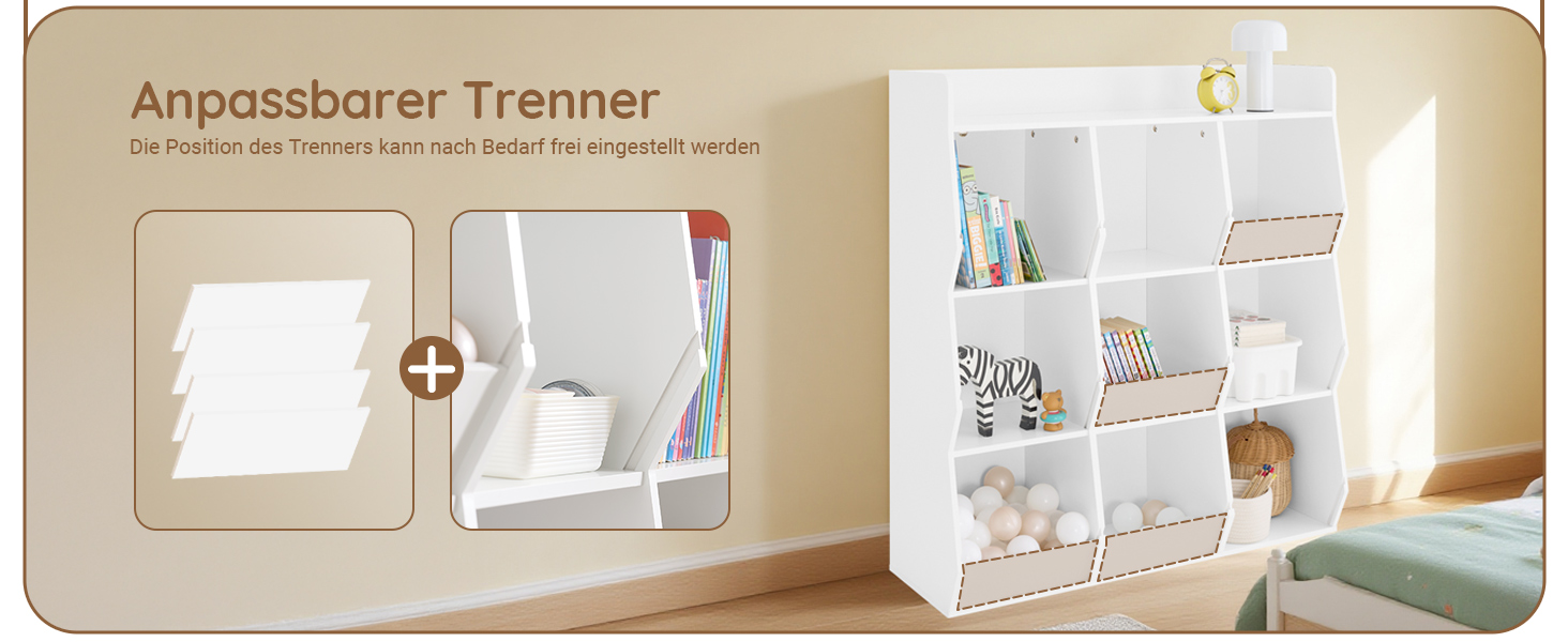 Полиця для дитячих книжок SoBuy Montessori, зелена, 80x104x34 см (KMB55-K-GR)