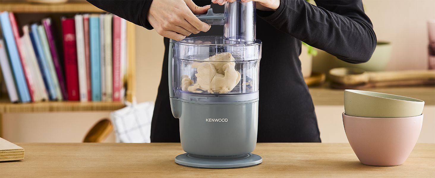 Кухонний комбайн Kenwood MultiPro Go FDP22.130GY, 650 Вт, 1,3 л, Кольори: блакитний та сірий