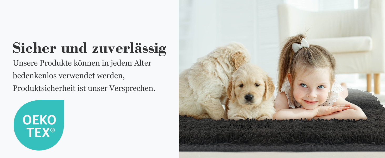 Набір килимків для ванної кімнати Digiroot (2 шт.) - неслизькі, швидковисихаючі, з м'якого ворсу, 40x60 см та 50x80 см, сірий