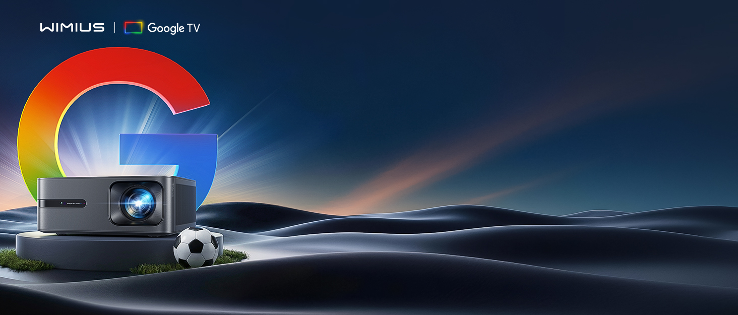 Проєктор Beamer 4K з Google TV 14.0