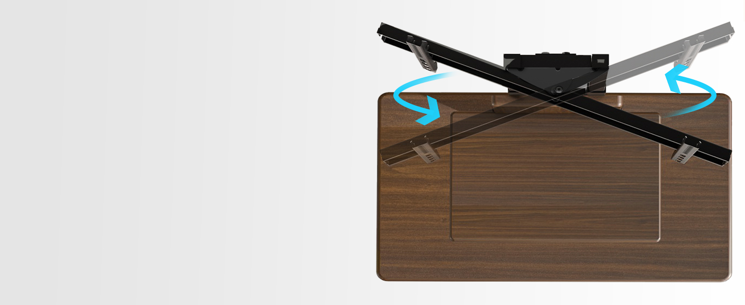 Підставка для телевізора TVON: мобільна, з регулюванням висоти, для 32-70 дюймів, до 45 кг, VESA 400x400 мм