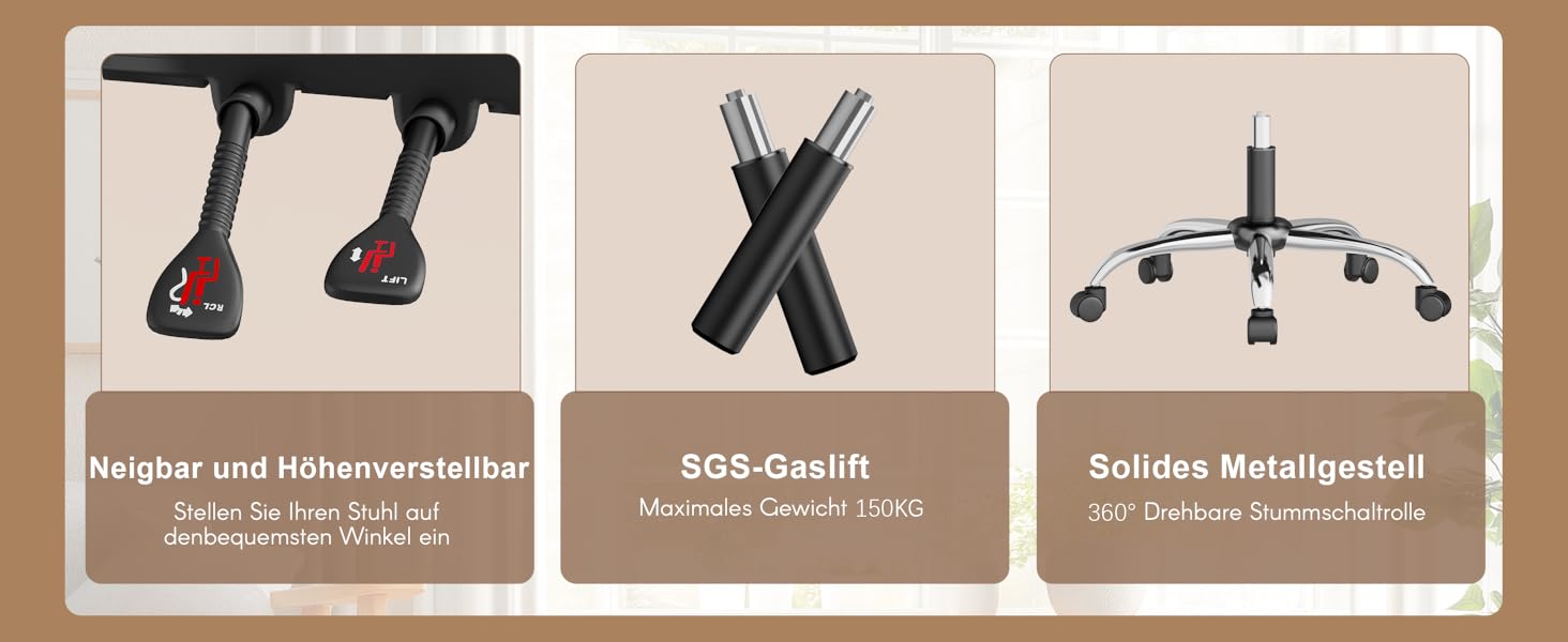 Офісний крісло-шезлонг для кухні від NaspaLuro з підніжкою, чорного кольору. Ергономічний комп'ютерний стілець з PU шкіри, м'якими підлокітниками та регульованою спинкою. Регульована висота, поворотний механізм. Без підігріву.