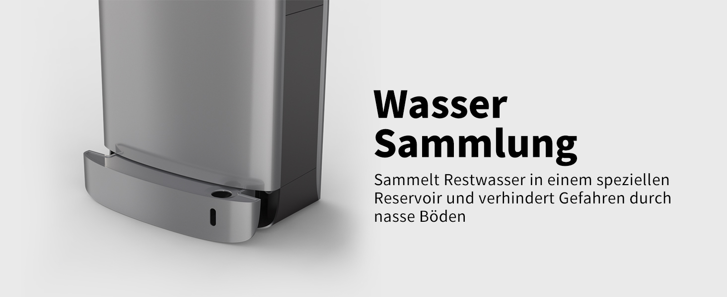 Anydry 2065: Промисловий електросушар для рук з HEPA-фільтром, потужний, 7-10 сек сушіння, 1750-2050 Вт (Срібло)