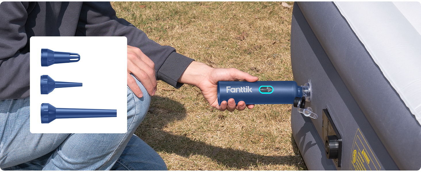 Аккумуляторний автомобільний пилосос Fanttik Slim V8 APEX, портативний ручний міні-пилосос 4-в-1 RobustClean™, 19000 Па/45 AW, 2 режими всмоктування, для авто, офісу та клавіатур (Синій)