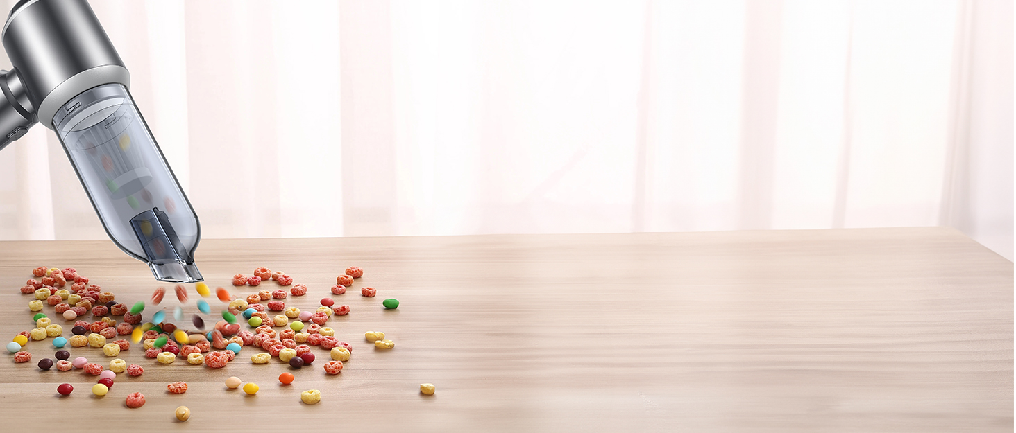 Акумуляторний ручний пилосос для автомобіля та дому, бездротовий портативний міні-пилосос 25000Па для прибирання шерсті тварин, офісу та кухні