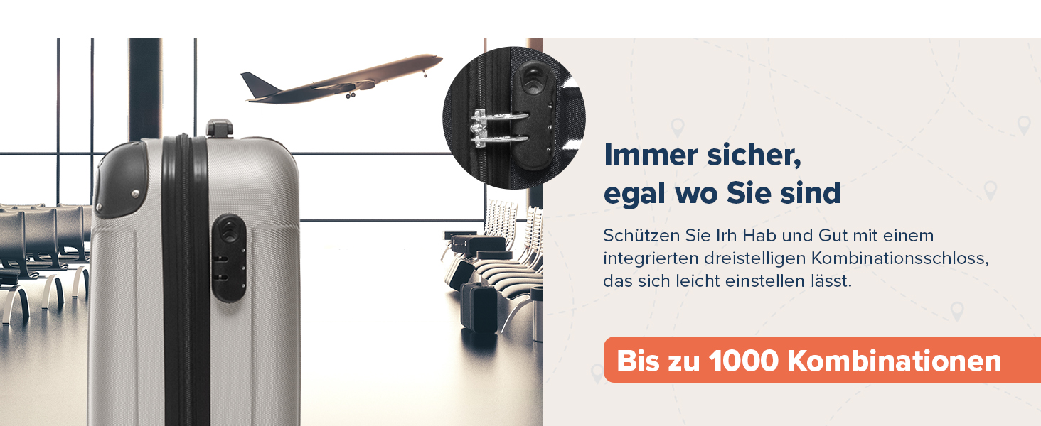 Набір валіз TRVLMORE: 2 валізи (ручна поклажа, шампань)