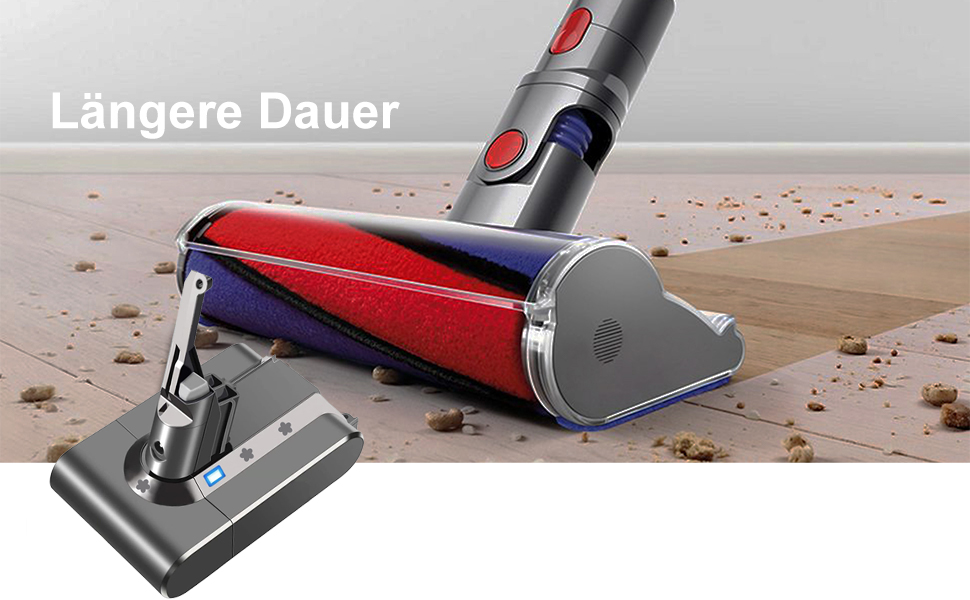 Змінна батарея DTK для пилососа Dyson V8 4000mAh 21.6V