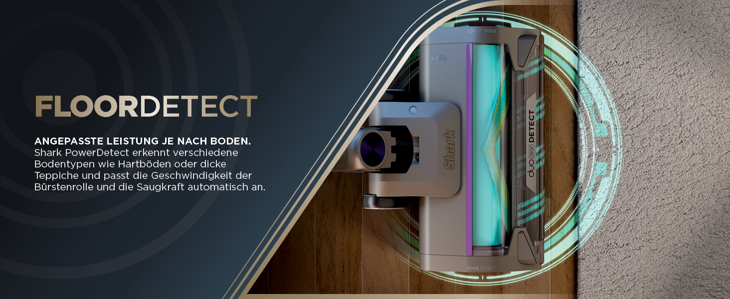 Пылесос Shark PowerDetect аккумуляторный, до 70 мин работы, беспроводной, без мешка, для шерсти животных, аллергиков, ковров и твердых полов, с шарнирным гибким трубопроводом, белый/серый, IP1251EUT