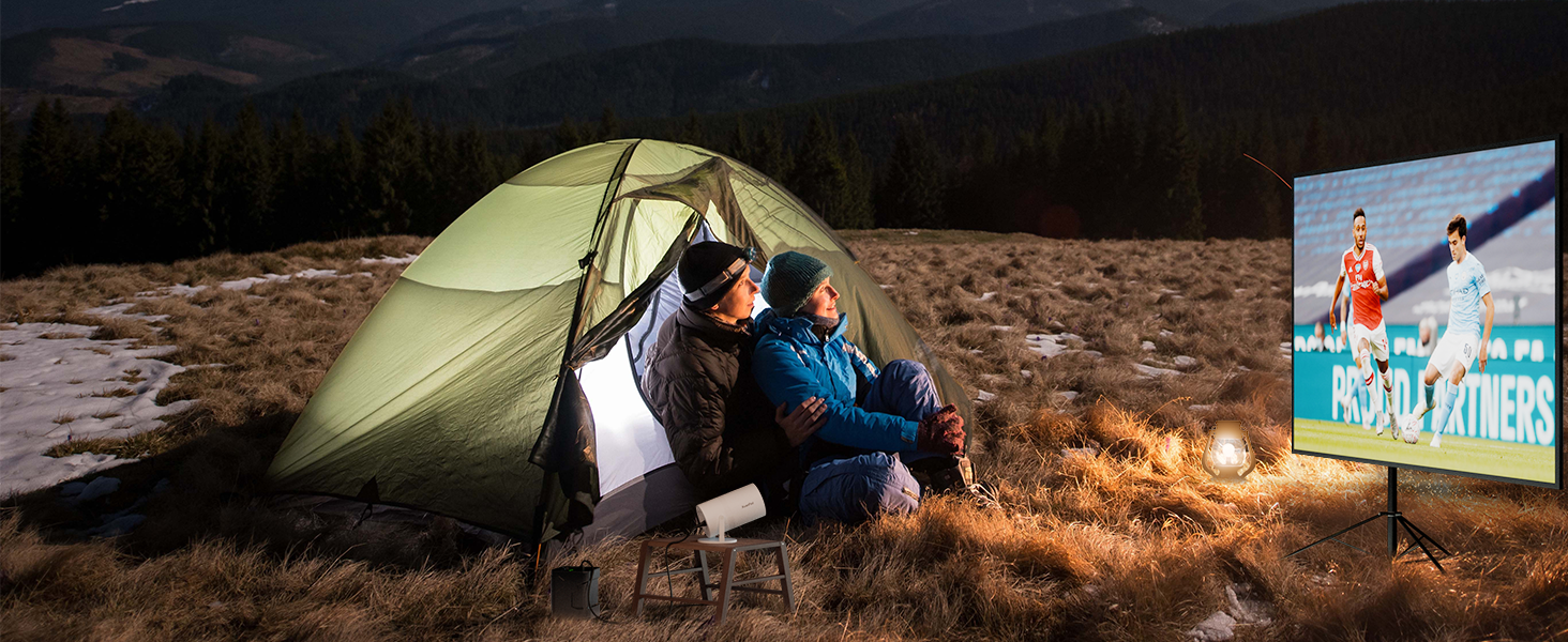 XuanPad Проектор з WiFi та Bluetooth, 30000L, 1080P, Автофокус AI, Поворотний на 210°, Автоматична корекція Keystone, Система видалення пилу та охолодження, Сертифікований Netflix
