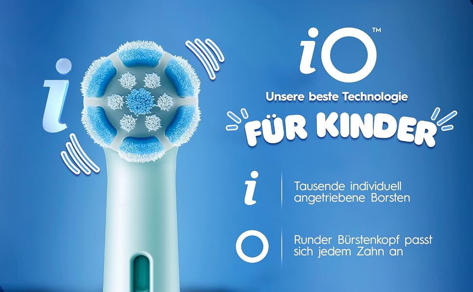 Смінні насадки для електричної зубної щітки Oral-B iO Ultimative Reinigung для дітей (Stitch), білі, 4 шт.